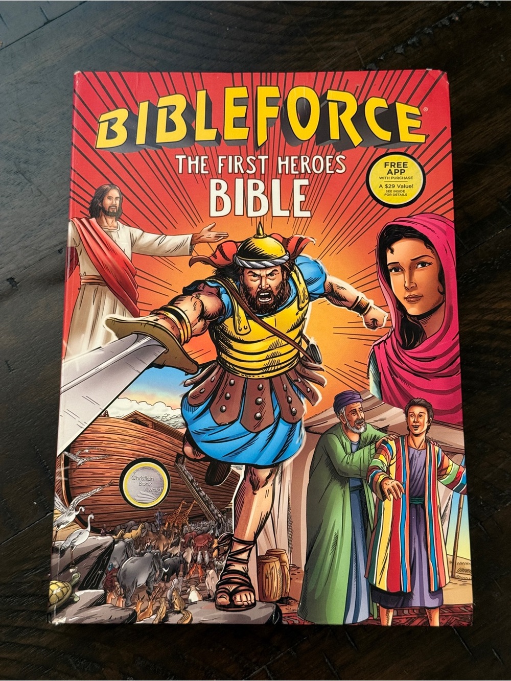 BibleForce The First Heroes Bible - Illustrated Comic style book for Kids